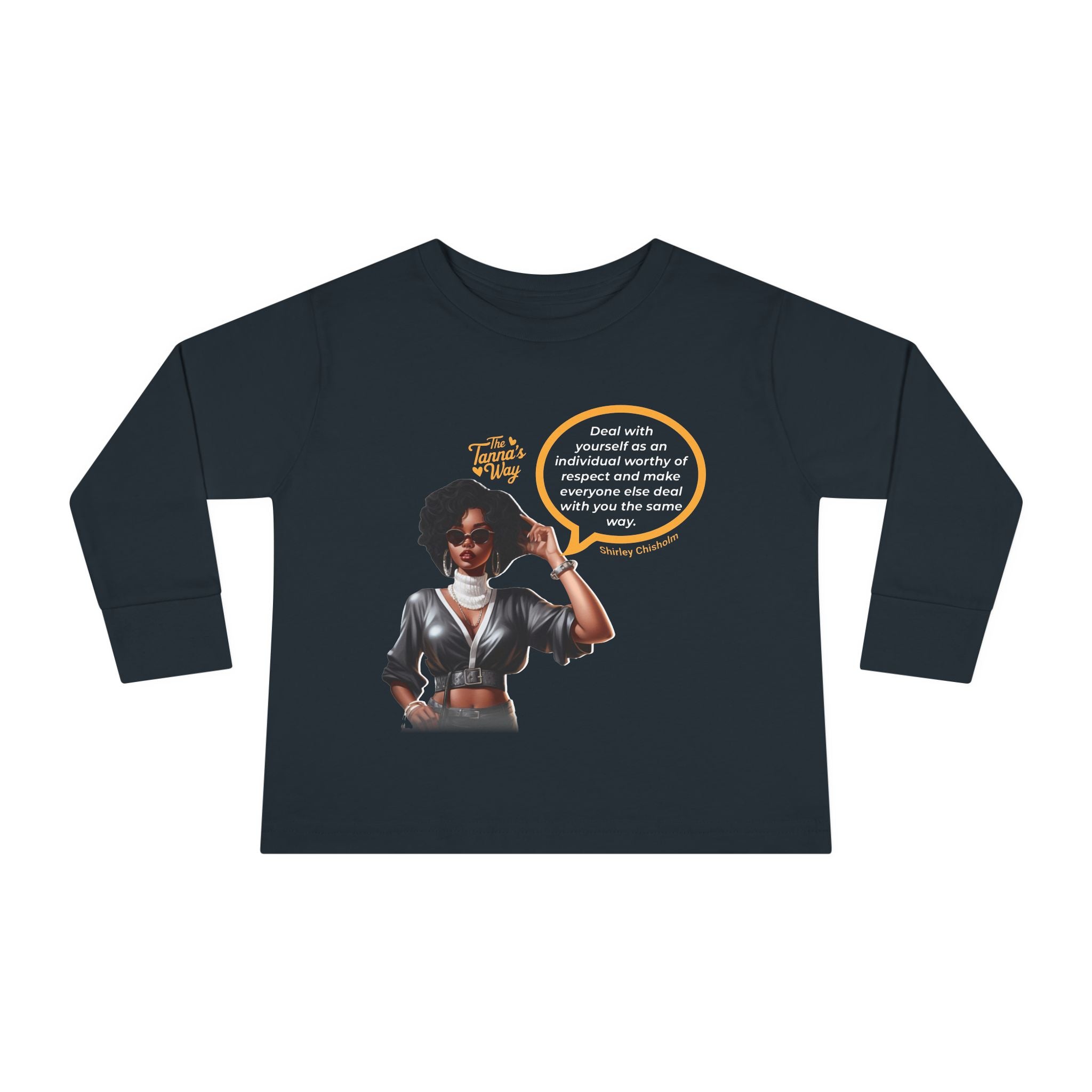 Shirley Chisholm | Toddler Long Sleeve Tee